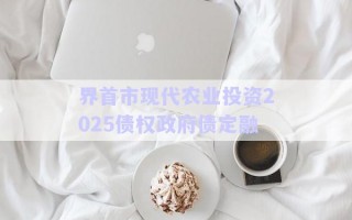 界首市現(xiàn)代農(nóng)業(yè)投資2025債權(quán)政府債定融 界首市現(xiàn)代農(nóng)業(yè)投資2025債權(quán)政府債定融