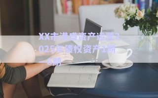 XX市港盛資產(chǎn)運(yùn)營(yíng)2025年債權(quán)資產(chǎn)1期—6期