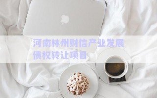 河南林州財信產(chǎn)業(yè)發(fā)展債權(quán)轉(zhuǎn)讓項目